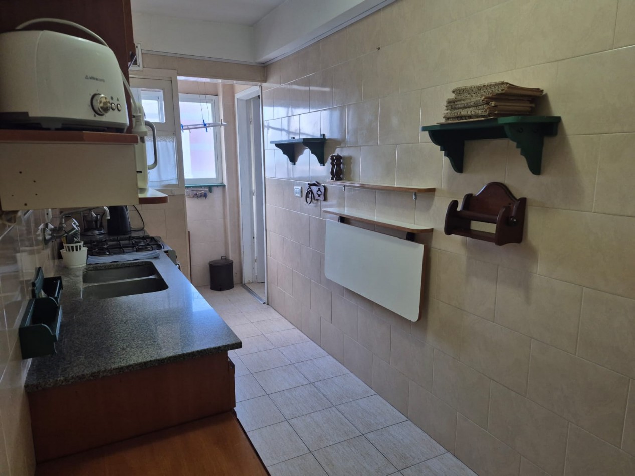 Departamento en Venta 3 Ambientes mas Dependencia de Servicio Zona I frente al mar - Miramar