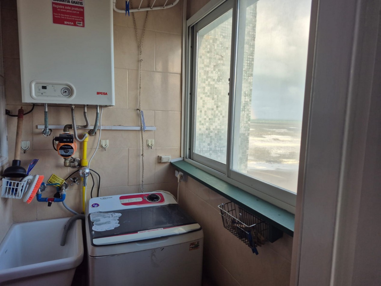 Departamento en Venta 3 Ambientes mas Dependencia de Servicio Zona I frente al mar - Miramar